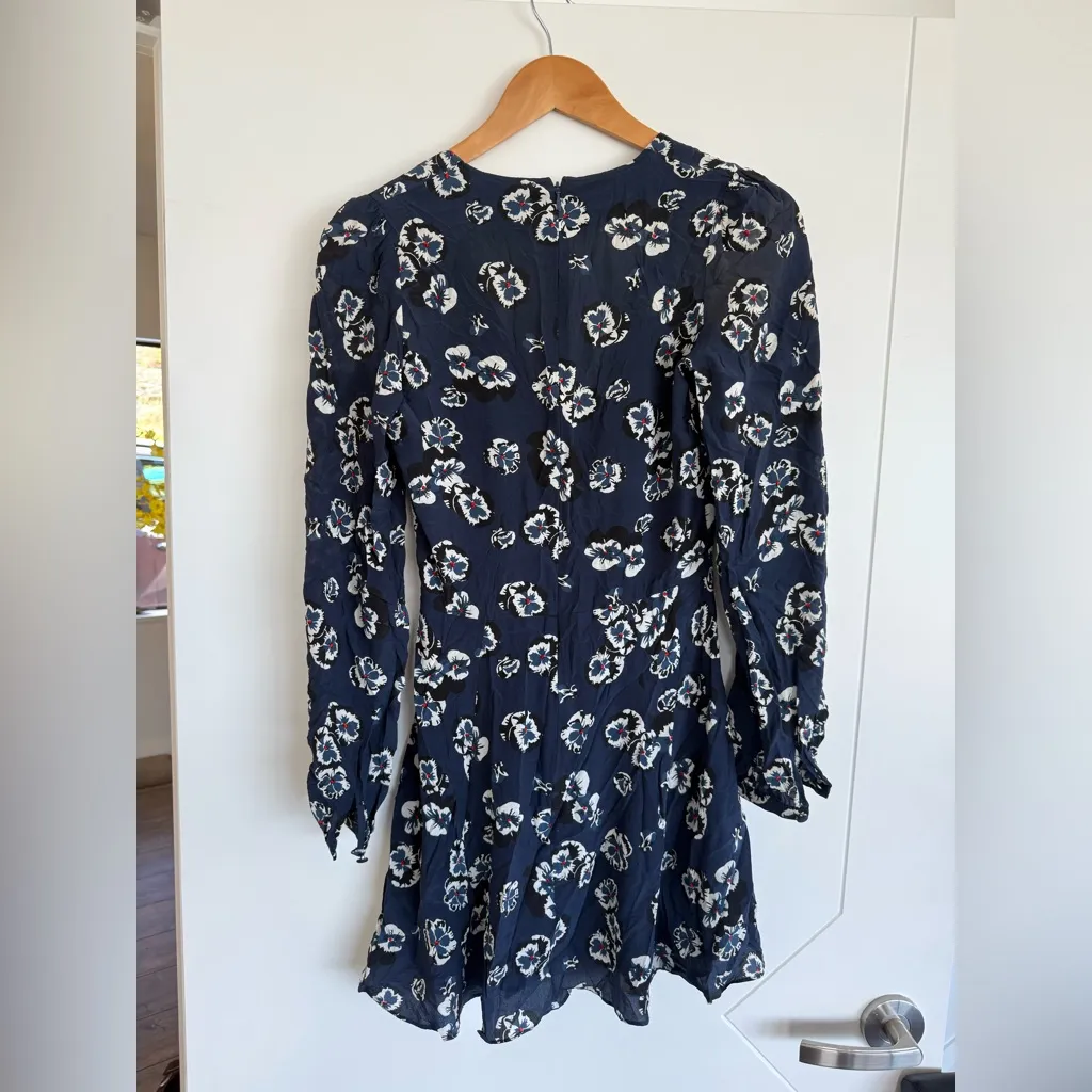 Realisation Par Blue and White Floral Dress “Kate” XS - Image 4