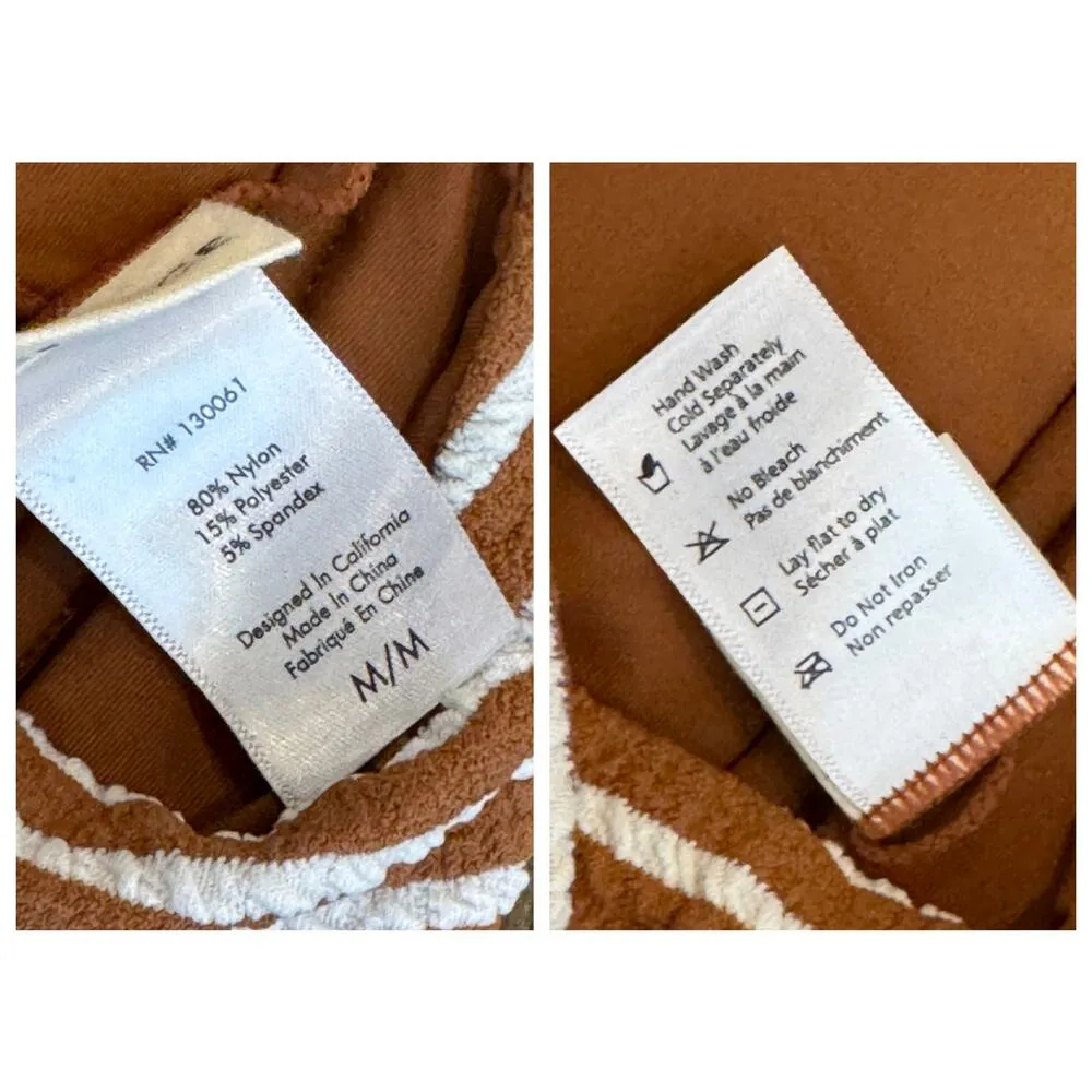 LSPACE Hazel Stripe Bikini Top Size Medium - Image 7