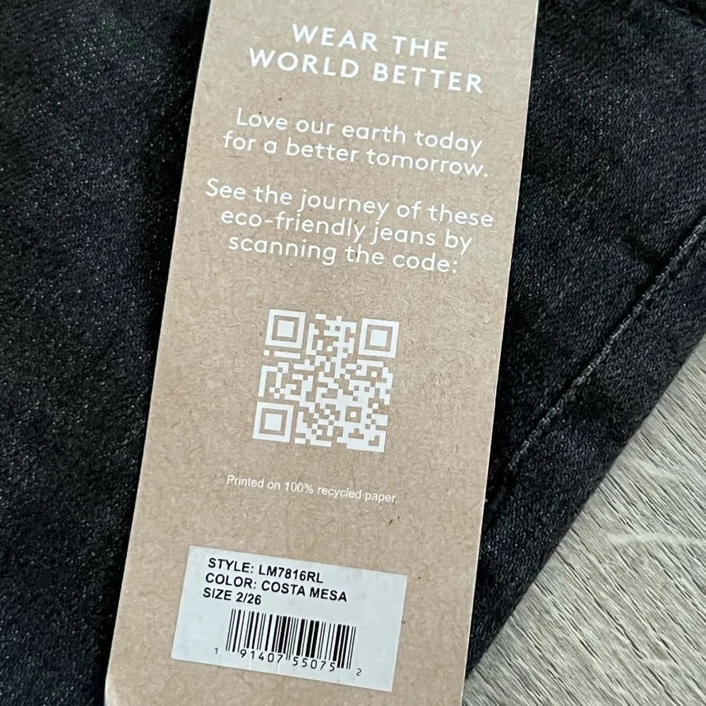 NWT Liverpool Kennedy Crop Straight Jeans in Costa Mesa Grey Wash | 2/26 - Image 10