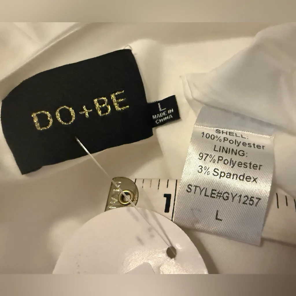 DO+BE  White One-Shoulder Midi Dress - Image 10