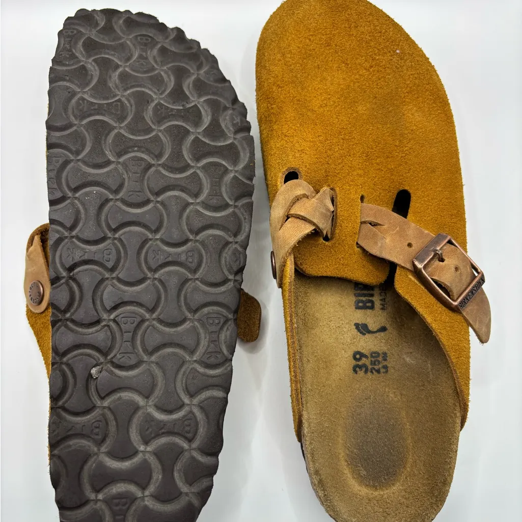 Women's Boston Braid Buckle Clogs Mink Brown 39 - Image 4