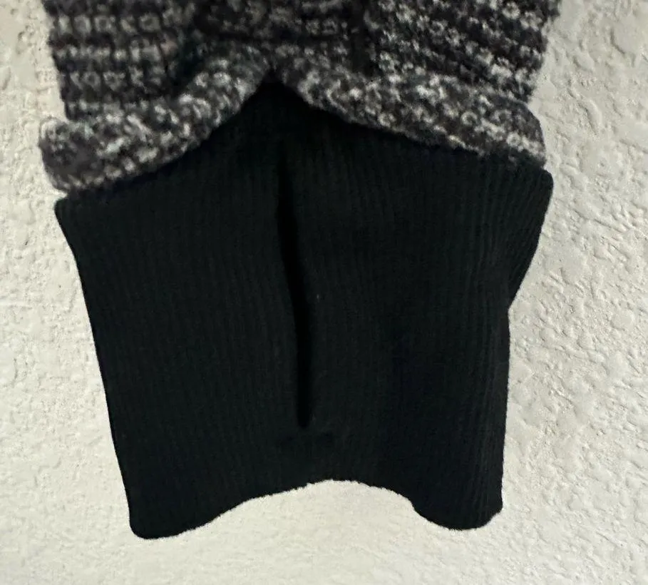 Lululemon Base Runner Half Zip Pullover Jacket Coco Pique Black White Size 4 - Image 8