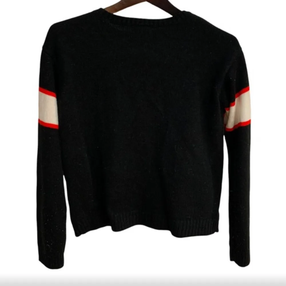 Y2K  Mickey Mouse Knit Black Sweater Kid’s XL fits Women’s Small-Medium - Image 2