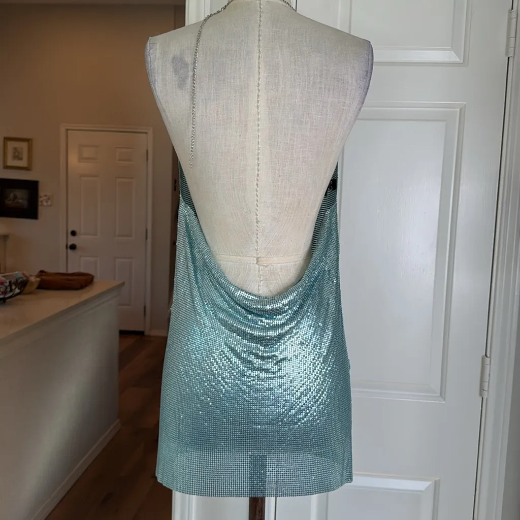 Windsor endless nights chainmail cowl neck tunic y2k - Image 5