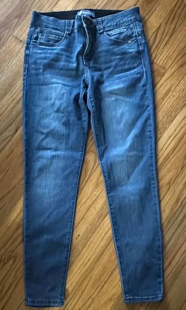 Democracy “Ab”solution High-Rise Skinny Jeans Medium Blue Wash Size 10 - Image 1