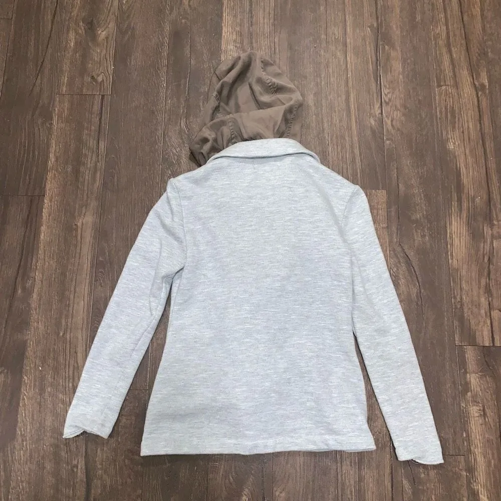 Elevenses Anthropologie Dickie XS hooded jersey jacket - Image 5