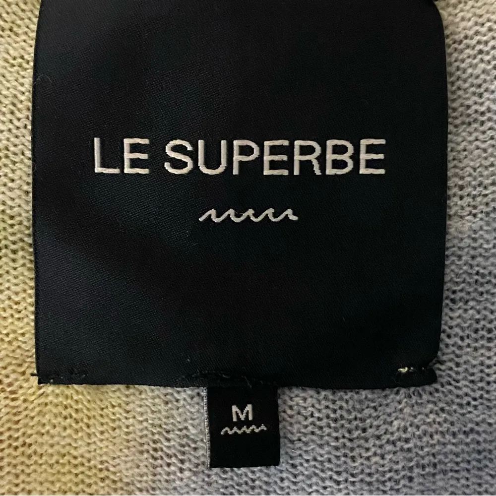 LE SUPERBE/REVOLVE Sunrise Crop Wool & Cashmere Cardigan Size Medium EUC - Image 9