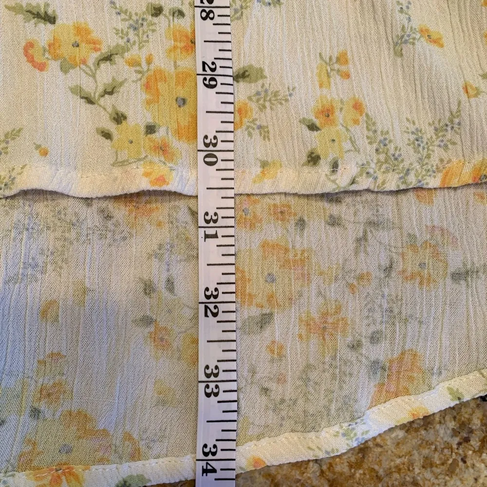 O’Neil Small S SALTWATER Yellow Floral CAMI Swim COVER-UP TUNIC Rtl $65 - Image 10