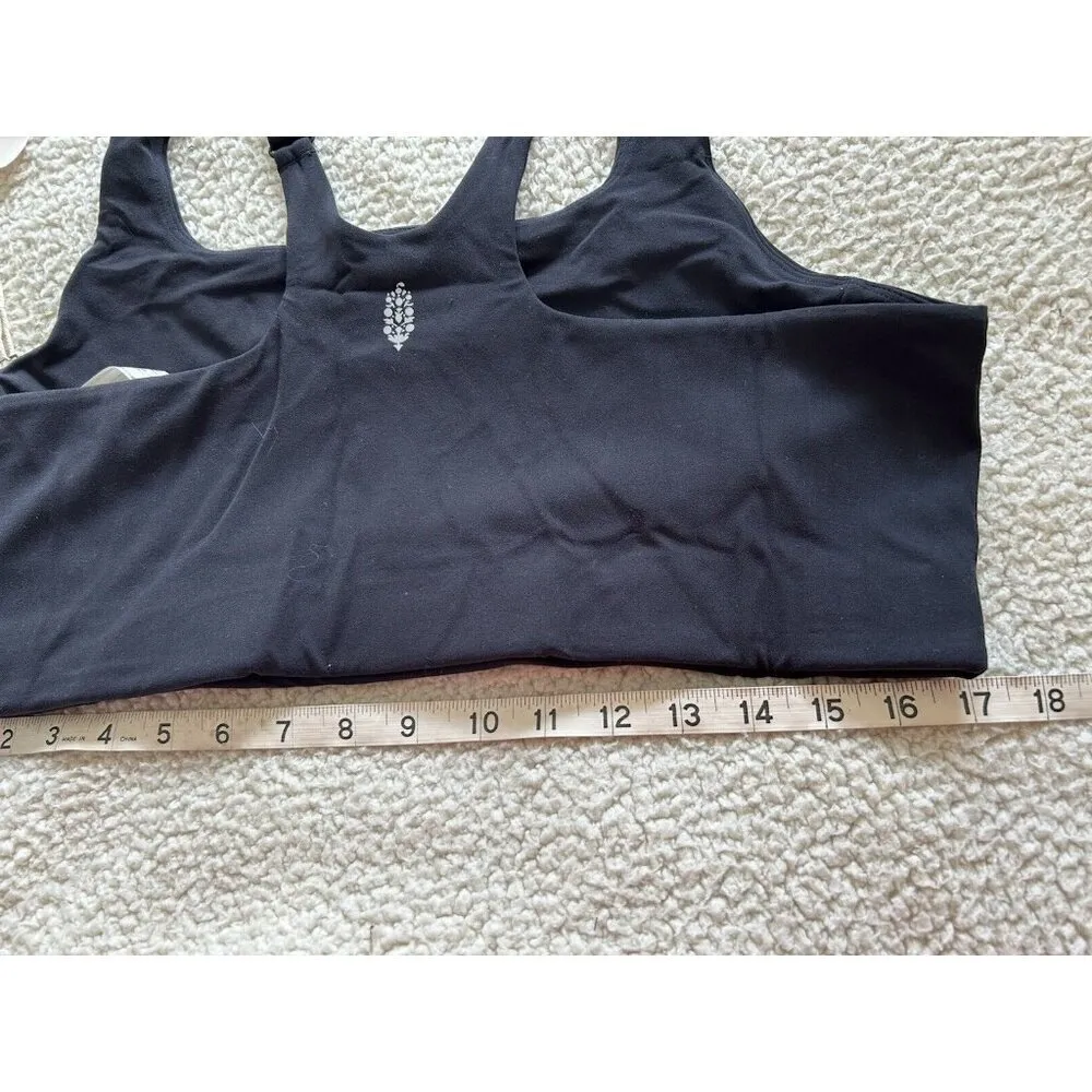 FP Movement X Hatch Never Better Square Neck Maternity Bra Black Size XL - Image 8