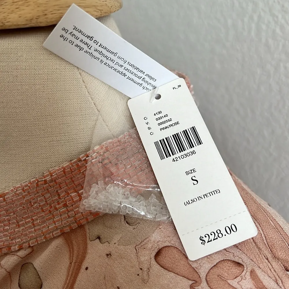 Not so serious silk watercolor dress - Image 3