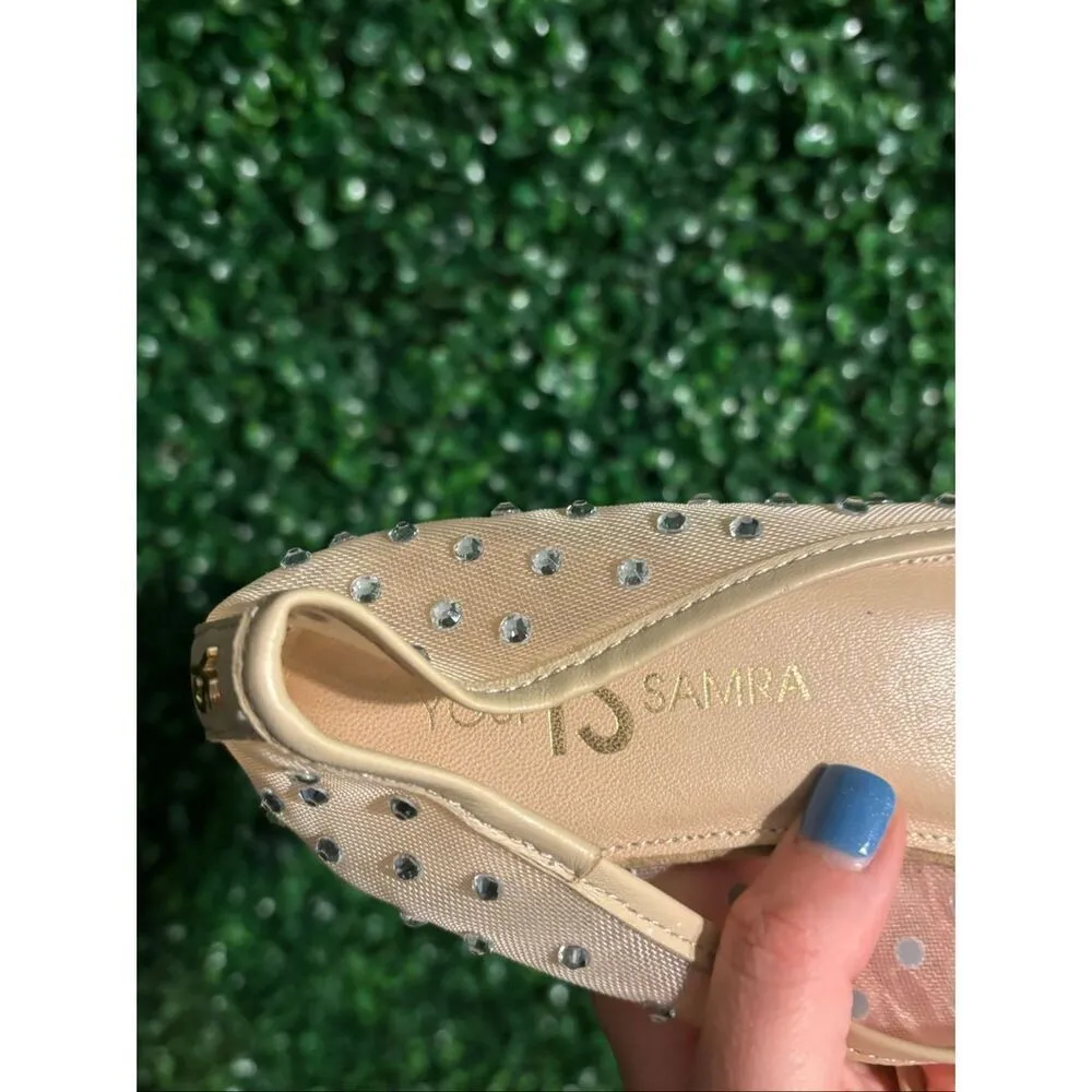 YOSI SAMRA BEIGE SADIE FLATS SIZE 7.5 - Image 4