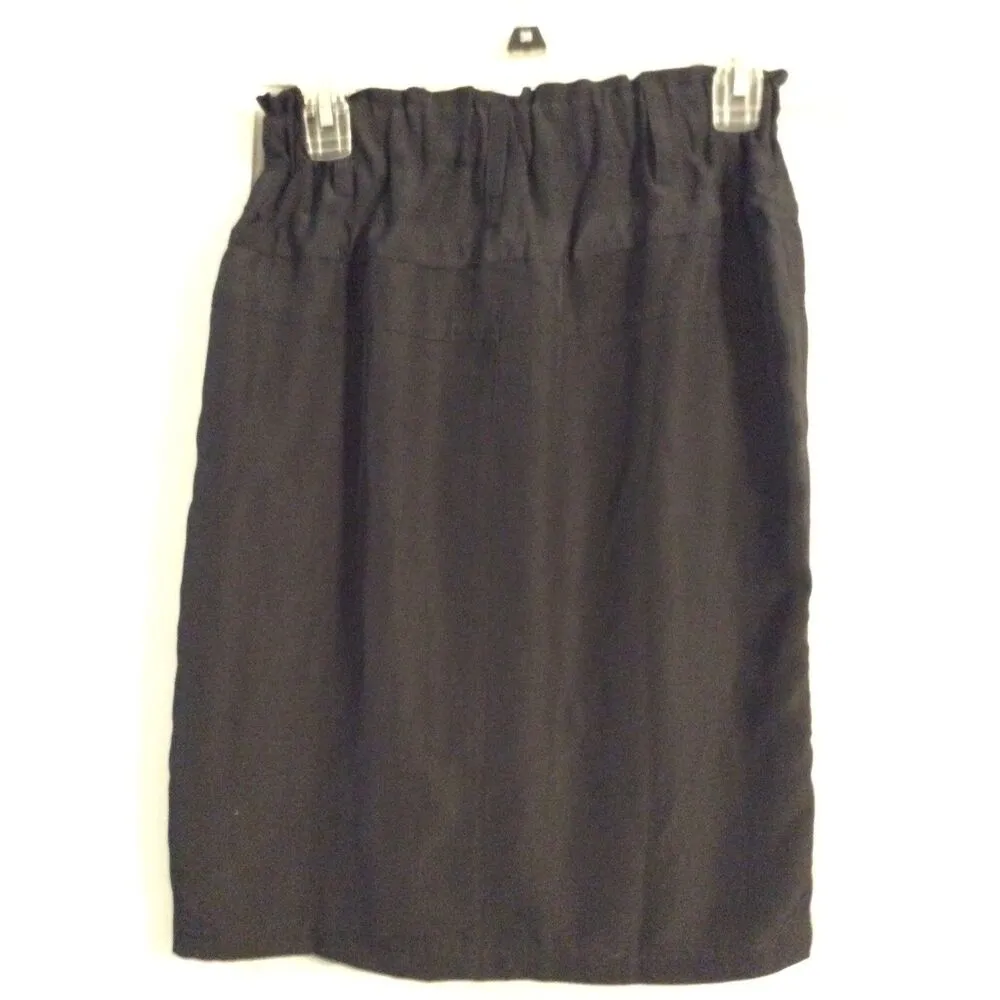 Derek Lam Design Nation XS Black Skirt Front Snap - Image 2