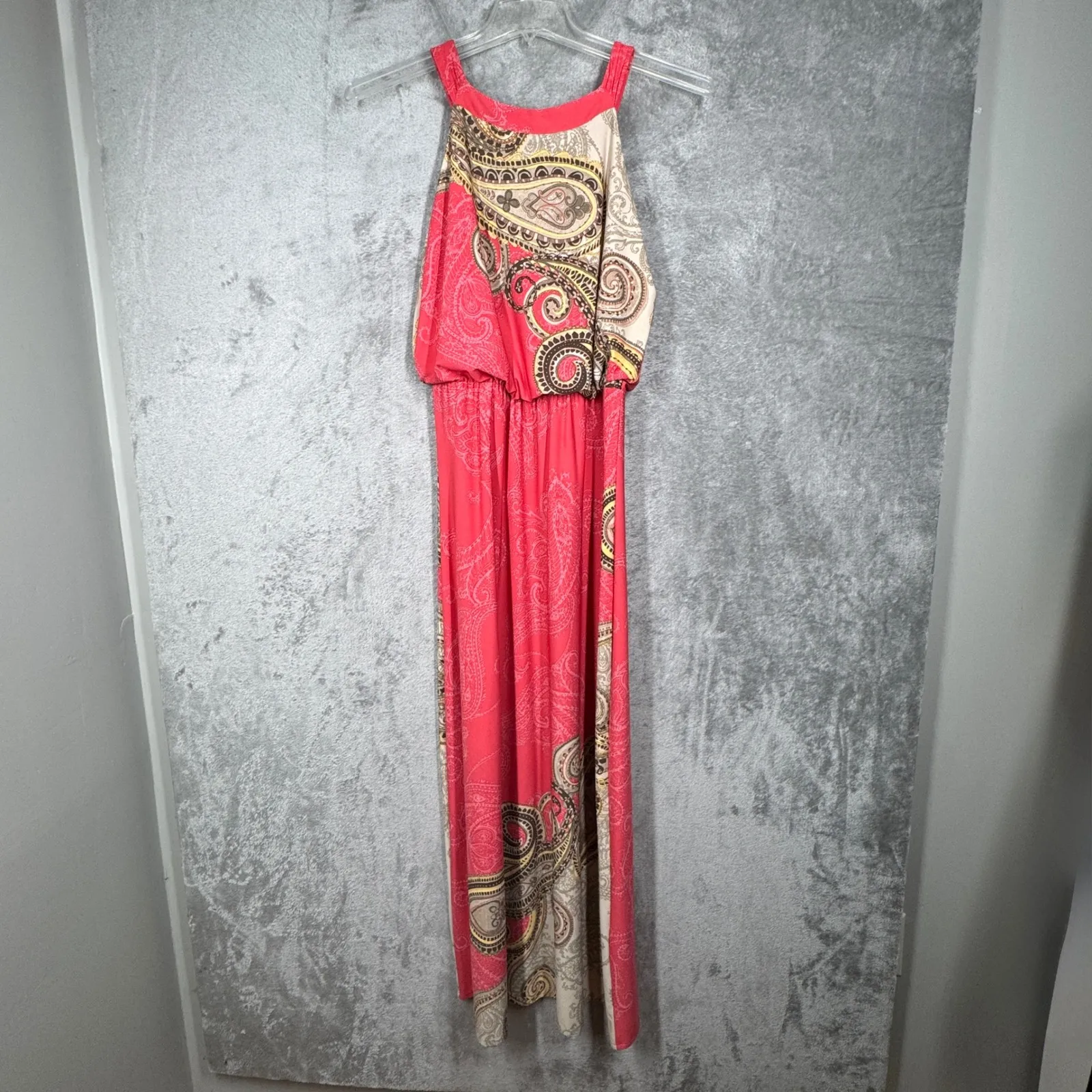 Chicos‎ Maxi Dress Paisley Print Sleeveless Casual Summer Dress Size Small 0 - Image 2