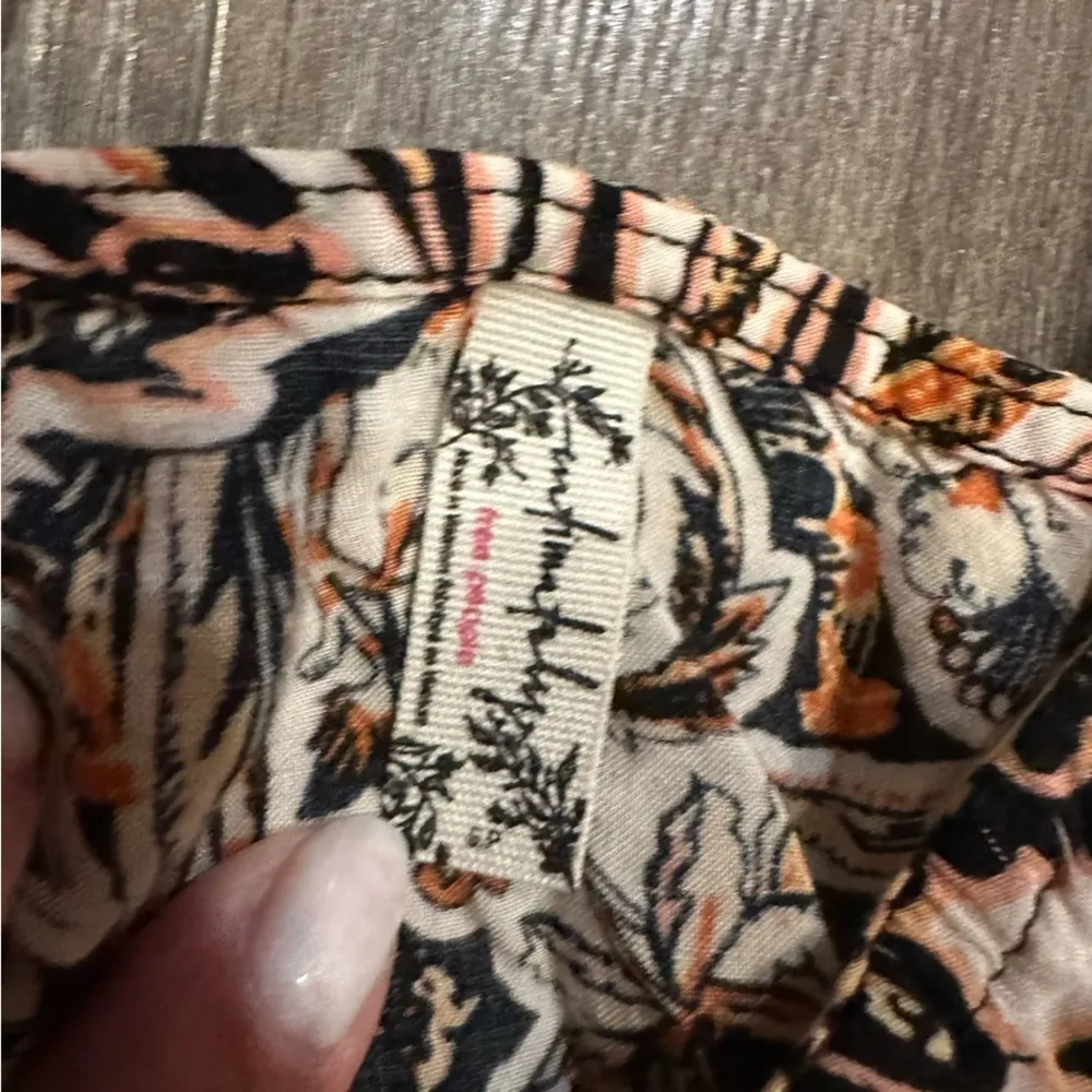 Free People Womens Forever Yours Smocked Slip Dress OB1134491 Orange Boho Floral - Image 7