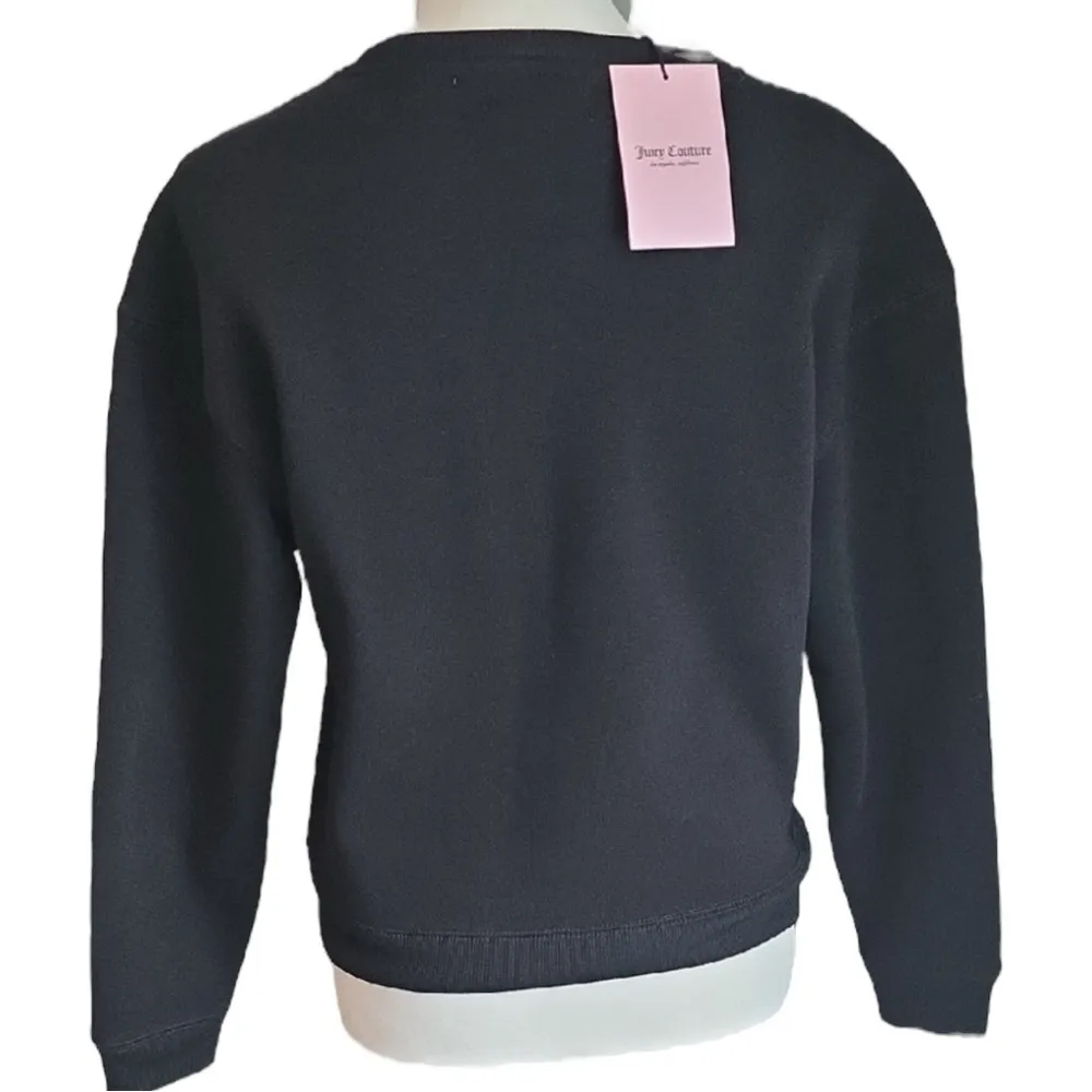 Juicy Couture Black Crew Neck Sweater small new - Image 2