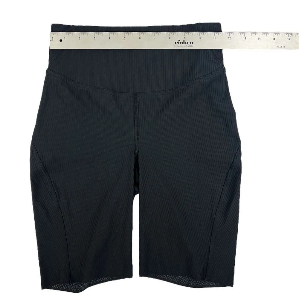 Lululemon Base Pace 8” High Rise Black Ribbed Shorts 4 - Image 4
