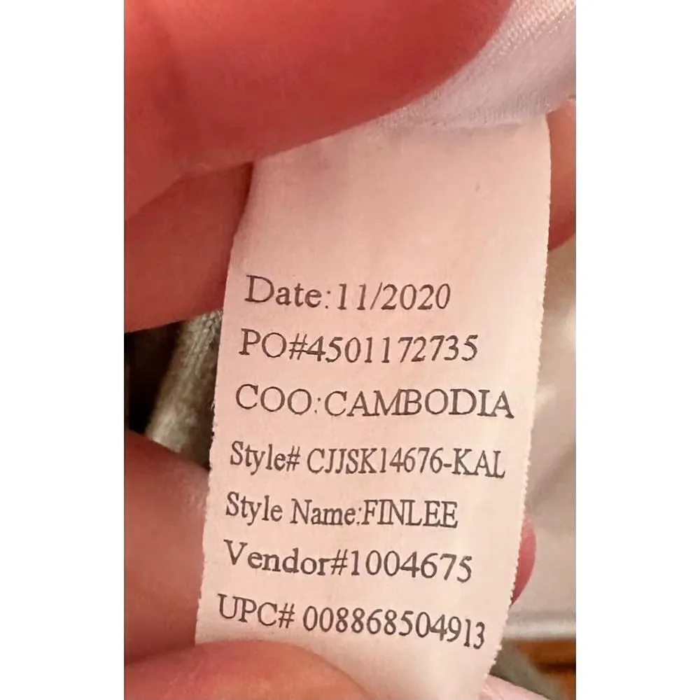 Jessica Simpson Finlee Green Midi T Shirt Dress Large - Image 6