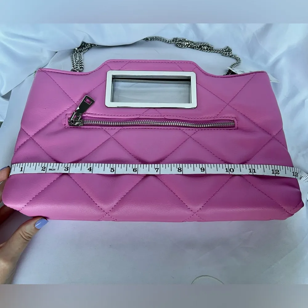 International Concepts INC Juditth Handle Clutch in Wild Rose Pink - Image 8