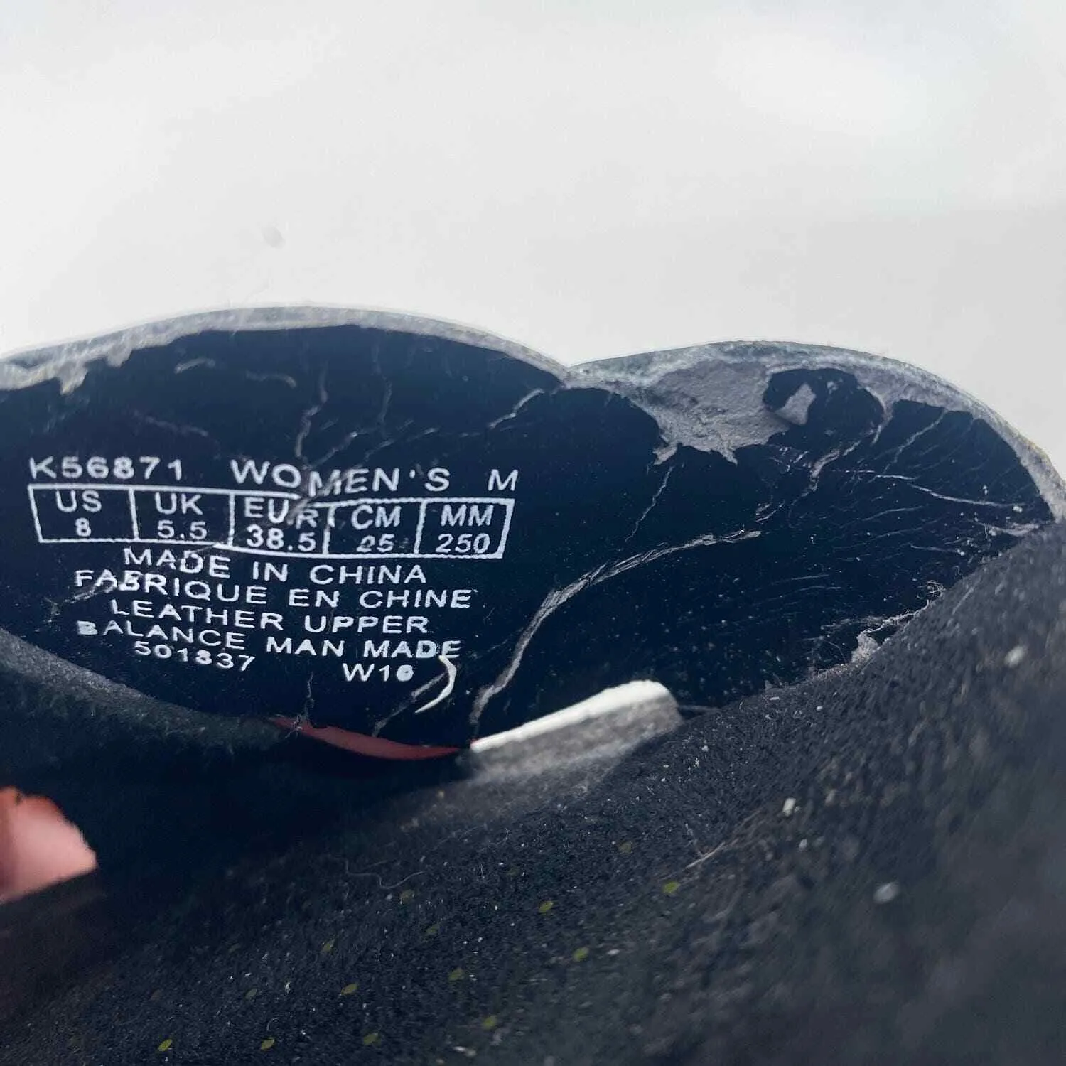 adiPRENE by adidas Sandals wedge strappy leather women sz 8 - Image 6