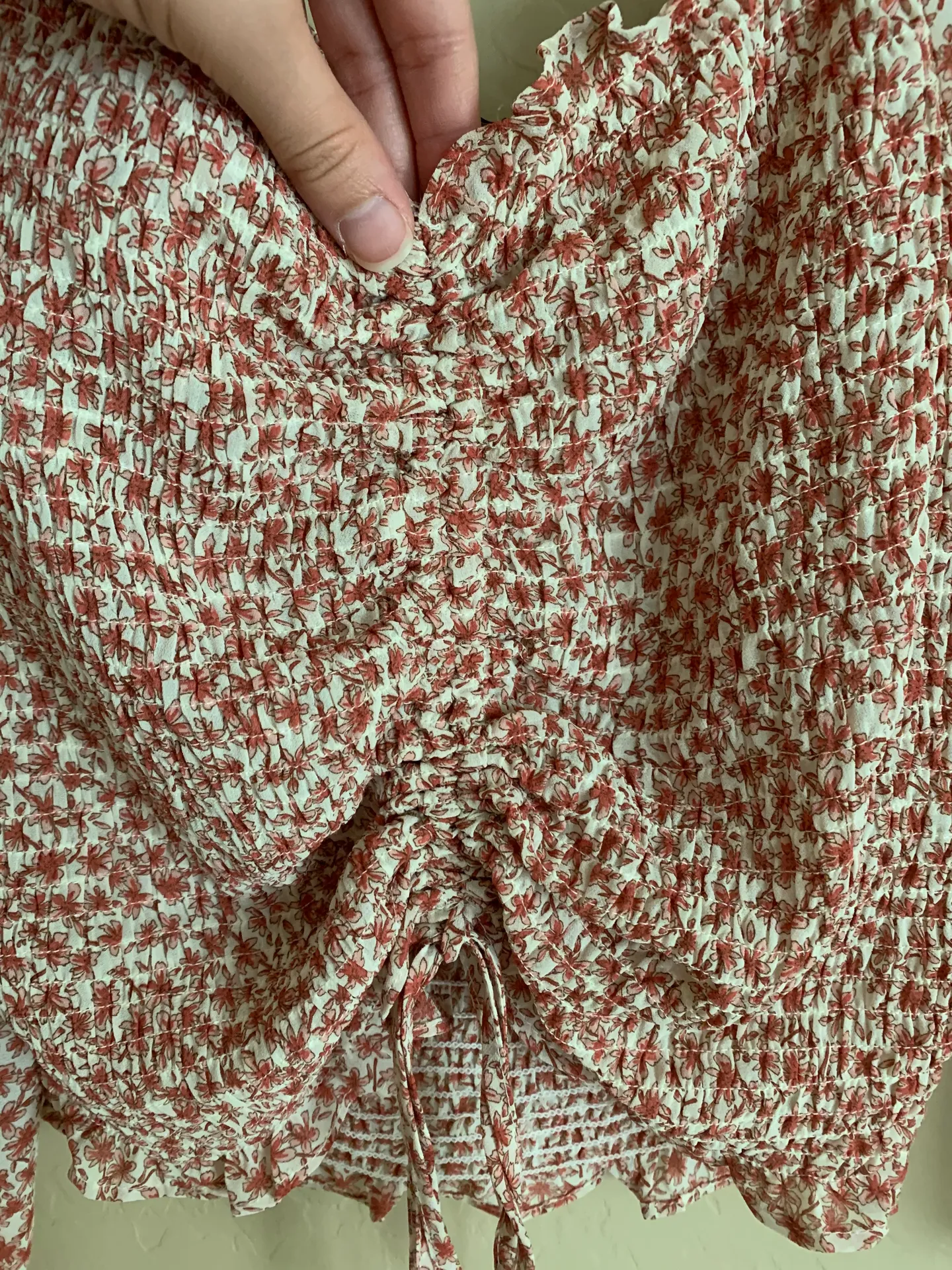 Active USA Flower Scrunch Top - Image 3