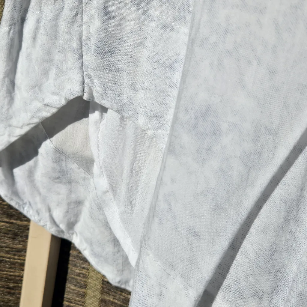 Maisie Shirred Top Dress M Gray Size M - Image 5