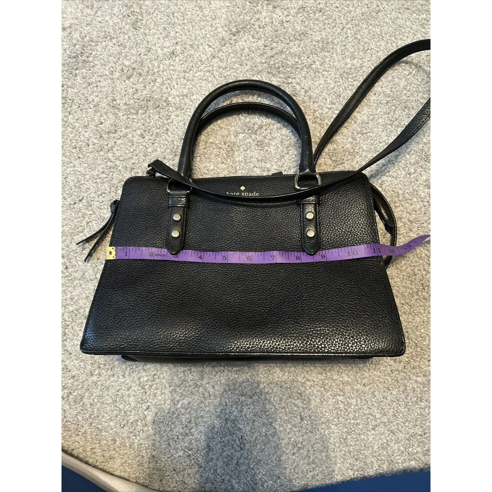 Kate Spade Mulberry‎ Street Lise WKRU4002-001 Leather 3 Pockets - Black - Image 10