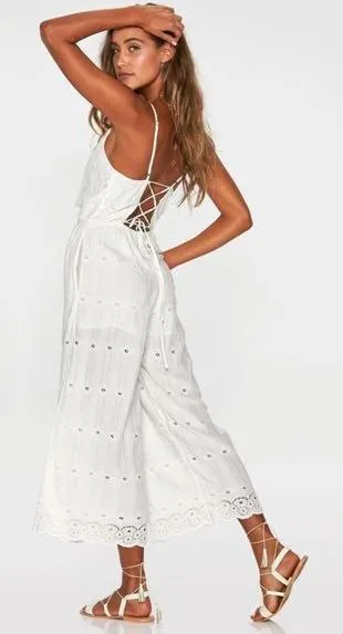 Ciara Ivory White Eyelet Jumper  - Image 2