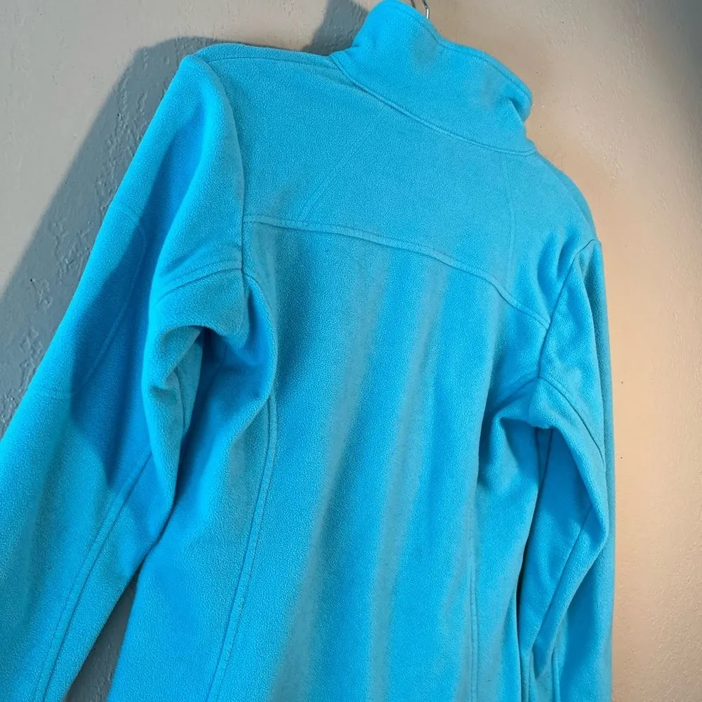 Columbia Vintage Y2K Women's Ski Jacket Bright Blue SZ S Full Zip-Up Cozy Preppy - Image 12