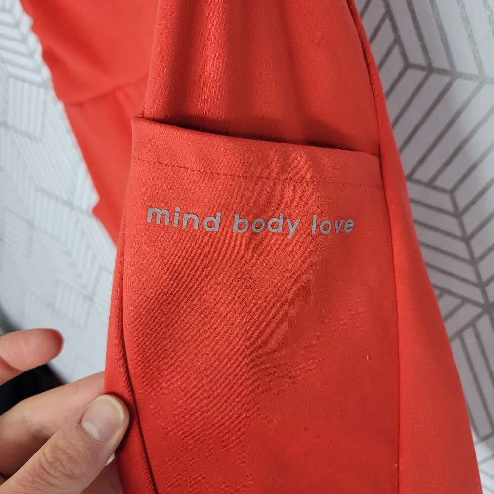 Mind Body Love Red Leggings by Peace Love World Sz Small - Image 12