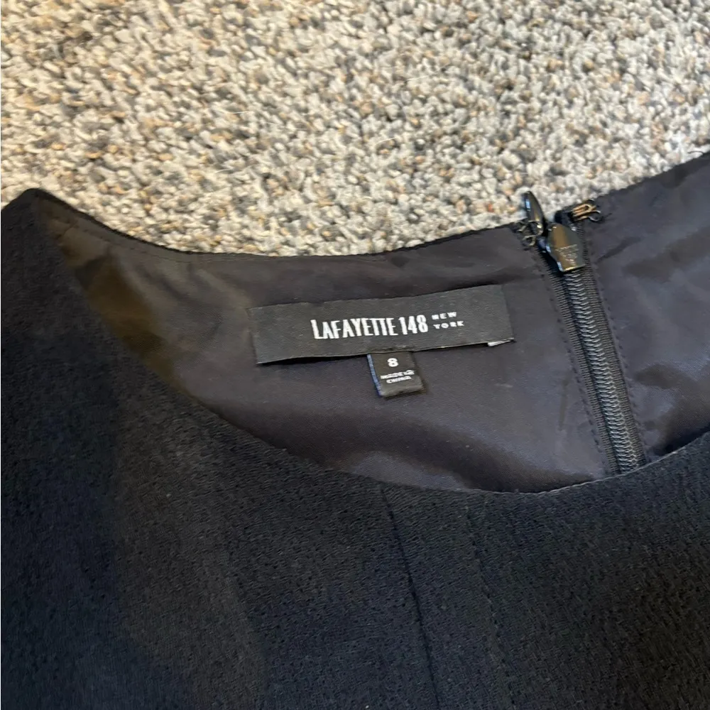 Lafayette 148 Black Midi Dress - Image 2