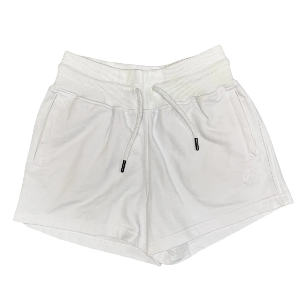 NEW Oner Active Classic Shorts Pull On Drawstring Sweatshorts White Small S - Image 3