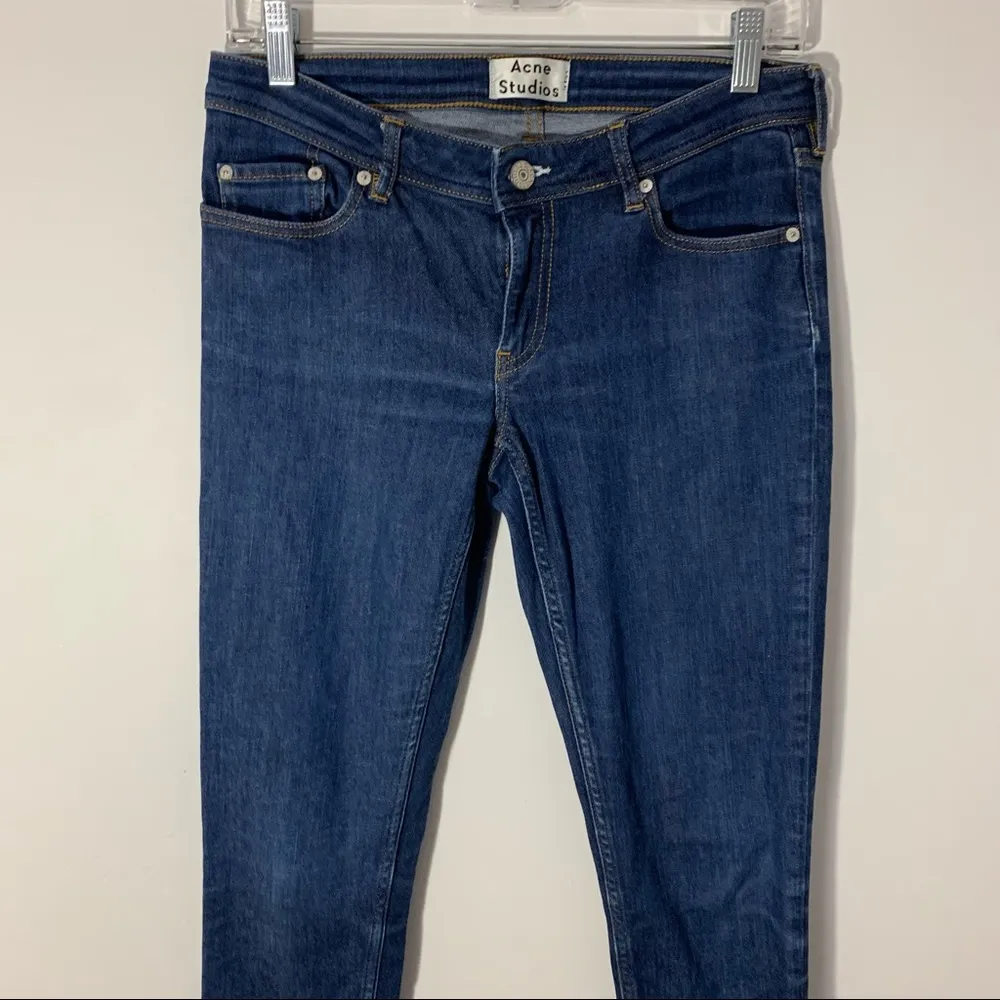 Acne Studios Low Raw Reform Skinny Jeans Size 28/32 - Image 9