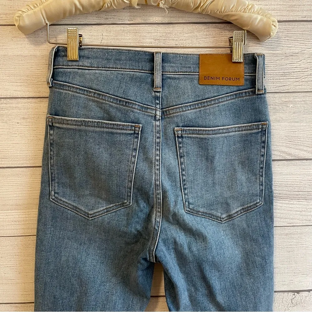 Denim Forum Lola High Rise Skinny Jeans Blue Size 26 - Image 6