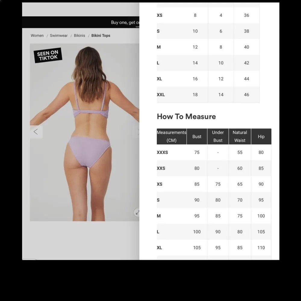 2/$30 Cotton On curve shirred cropped bralette bikini top tie dye 14 new - Image 12