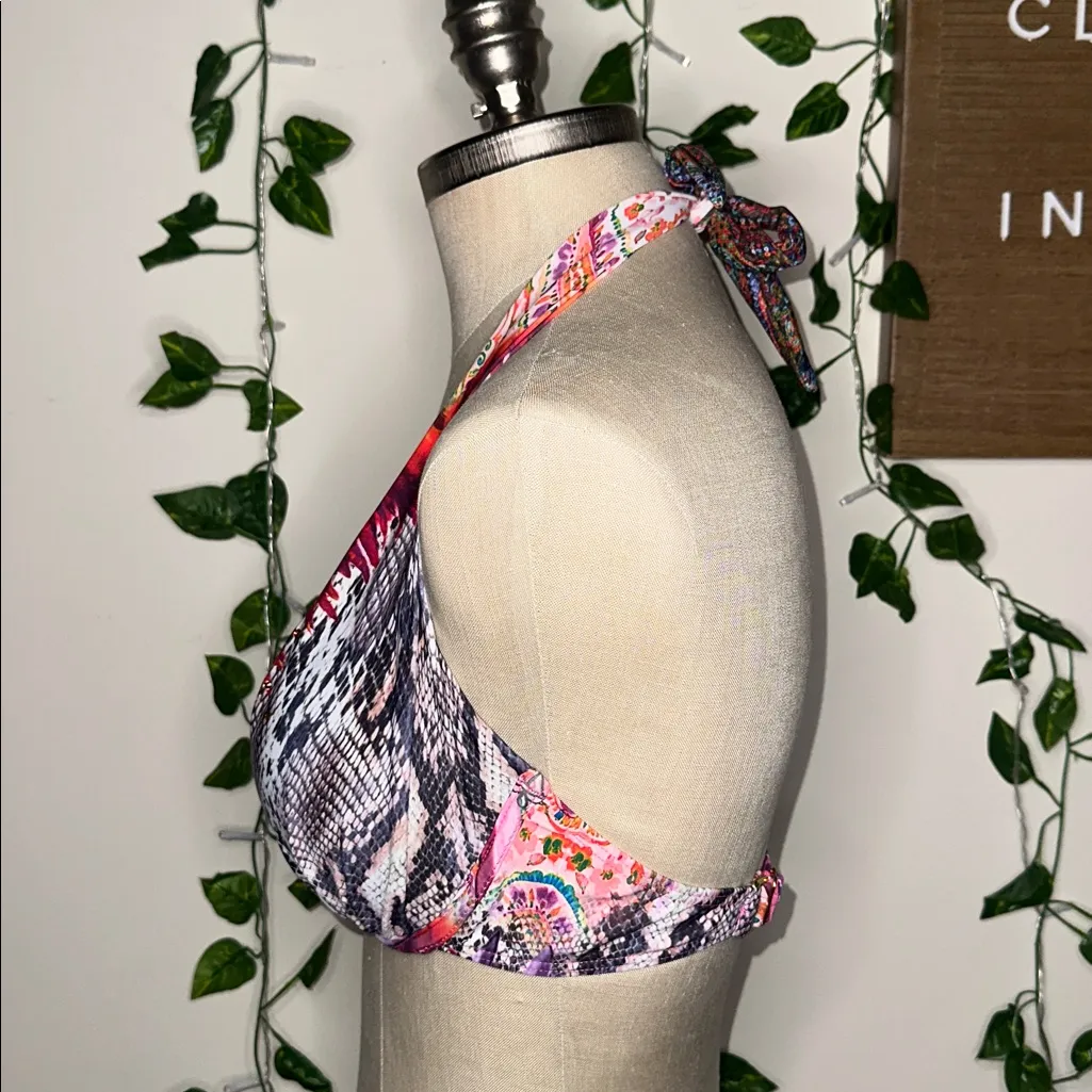 VENUS Y2K Bikini Top Sparkly Patterned Swimwear - Image 3