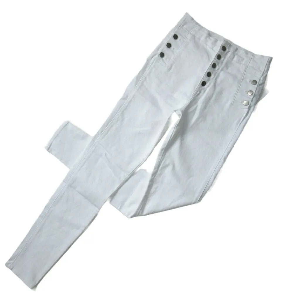 NWT J Brand Natasha in Blanc White Sky High Skinny PhotoReady Stretch Jeans 30 - Image 2