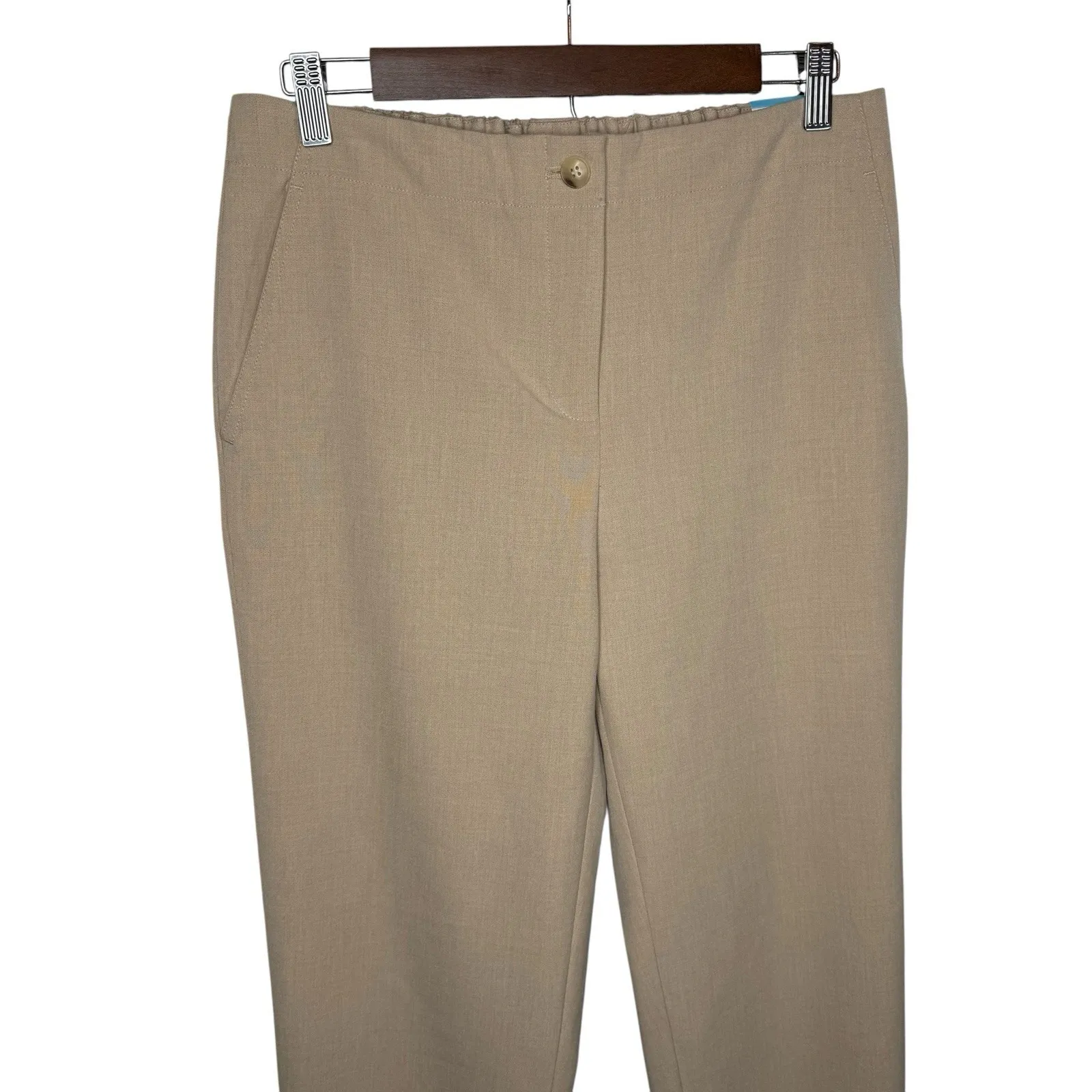 NWT J.Mclaughlin Harvey Pant Women's Size 4 Khaki Tan $188 - Image 3