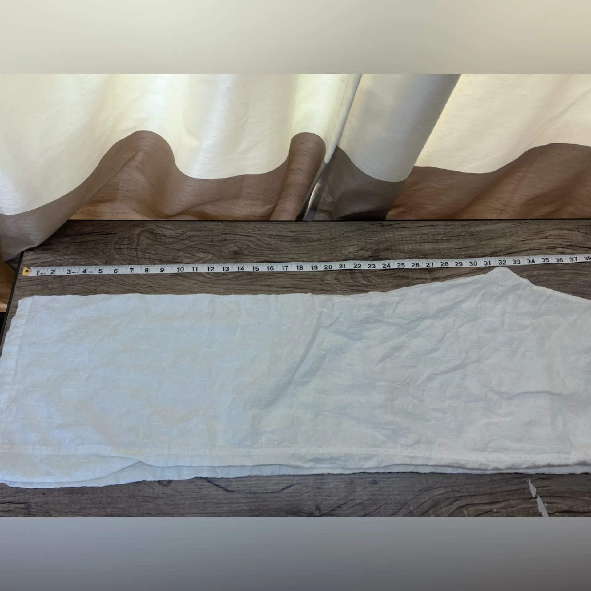 Johnny Was ‎ white linen pants with embroidered pattern size large - Image 7