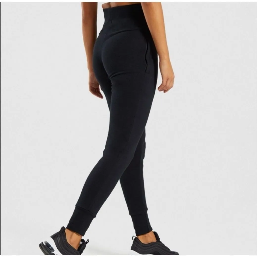 ✨Gymshark High Waisted Black Sz Large Joggers✨ - Image 5