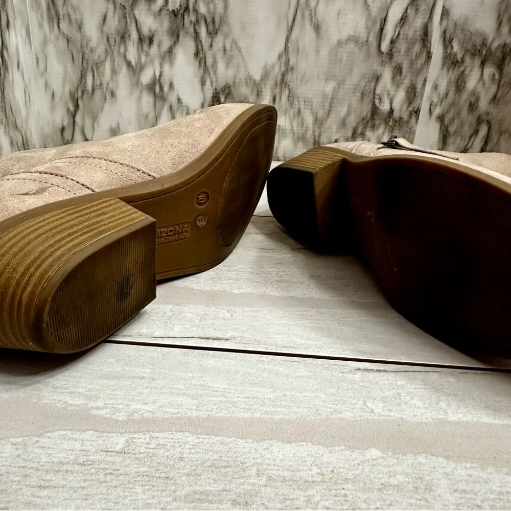 Arizona Coachella Women’s Sz 10 Brown Faux Suede Ankle Bootie Western Fallcore - Image 11