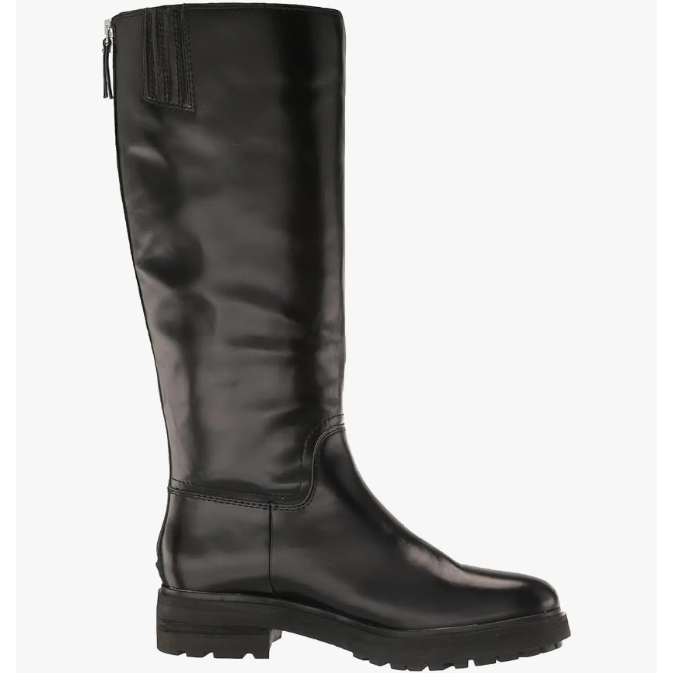 NWT Lucky Brand Women's Cirila Black Knee High Leather Boots 5 - Image 5