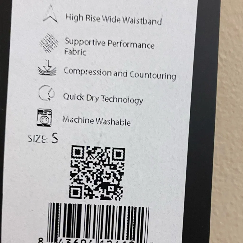 Electric Yoga Python Biker Shorts Nude Beige Stretch High Rise Women Small NEW - Image 12