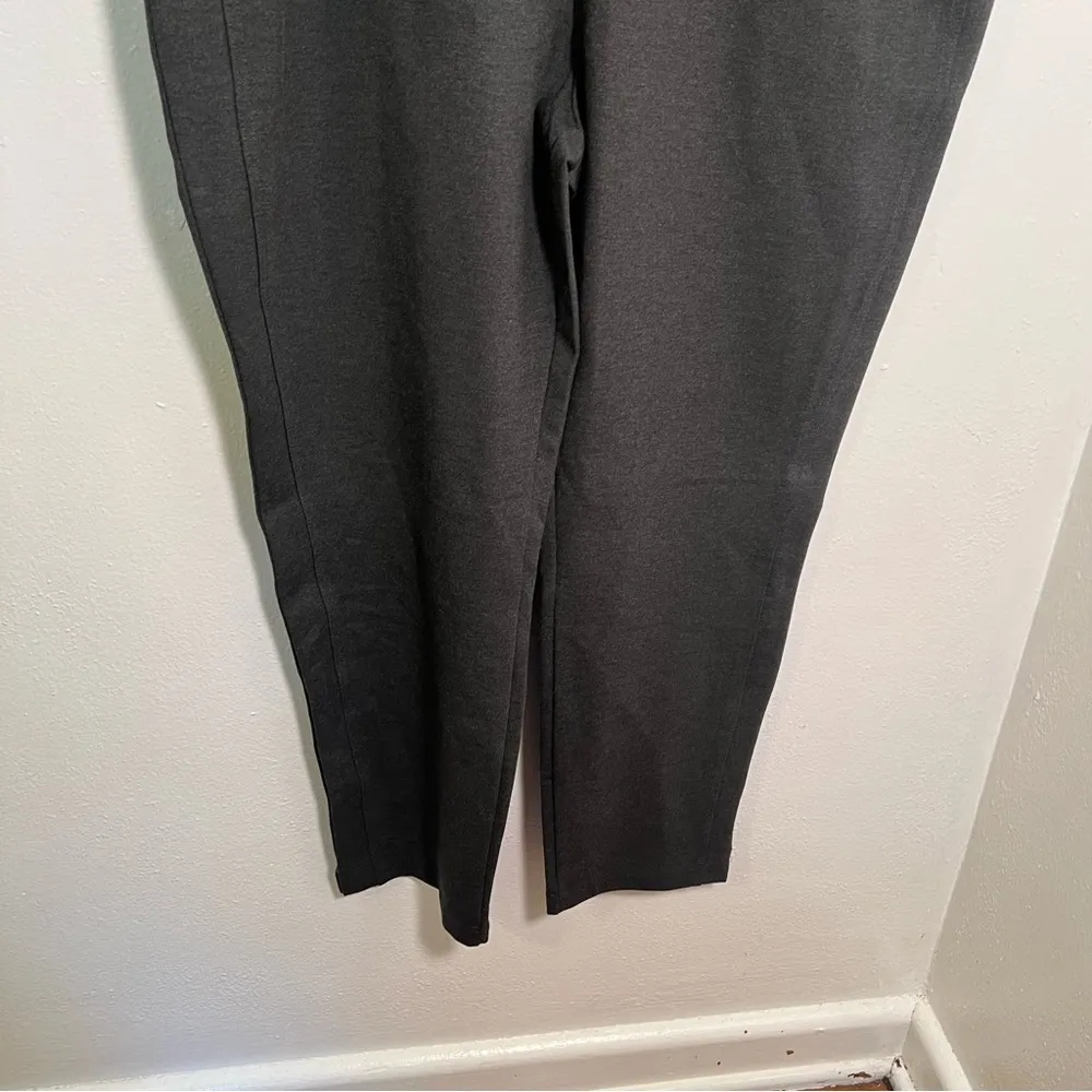 Express Ponte Pant Charcoal Heather Gray XXL - Image 7