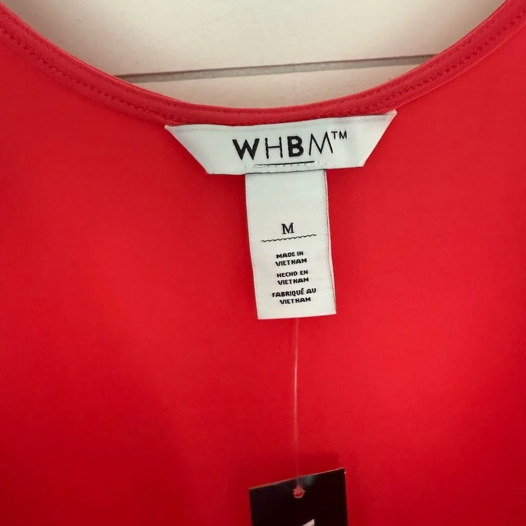 White House Black Market Women’s Medium Pink Faux Wrap Dress New - Image 2