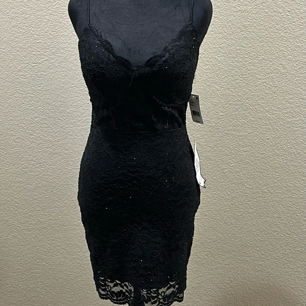 NWT Crystal Doll lace mini dress - Image 2