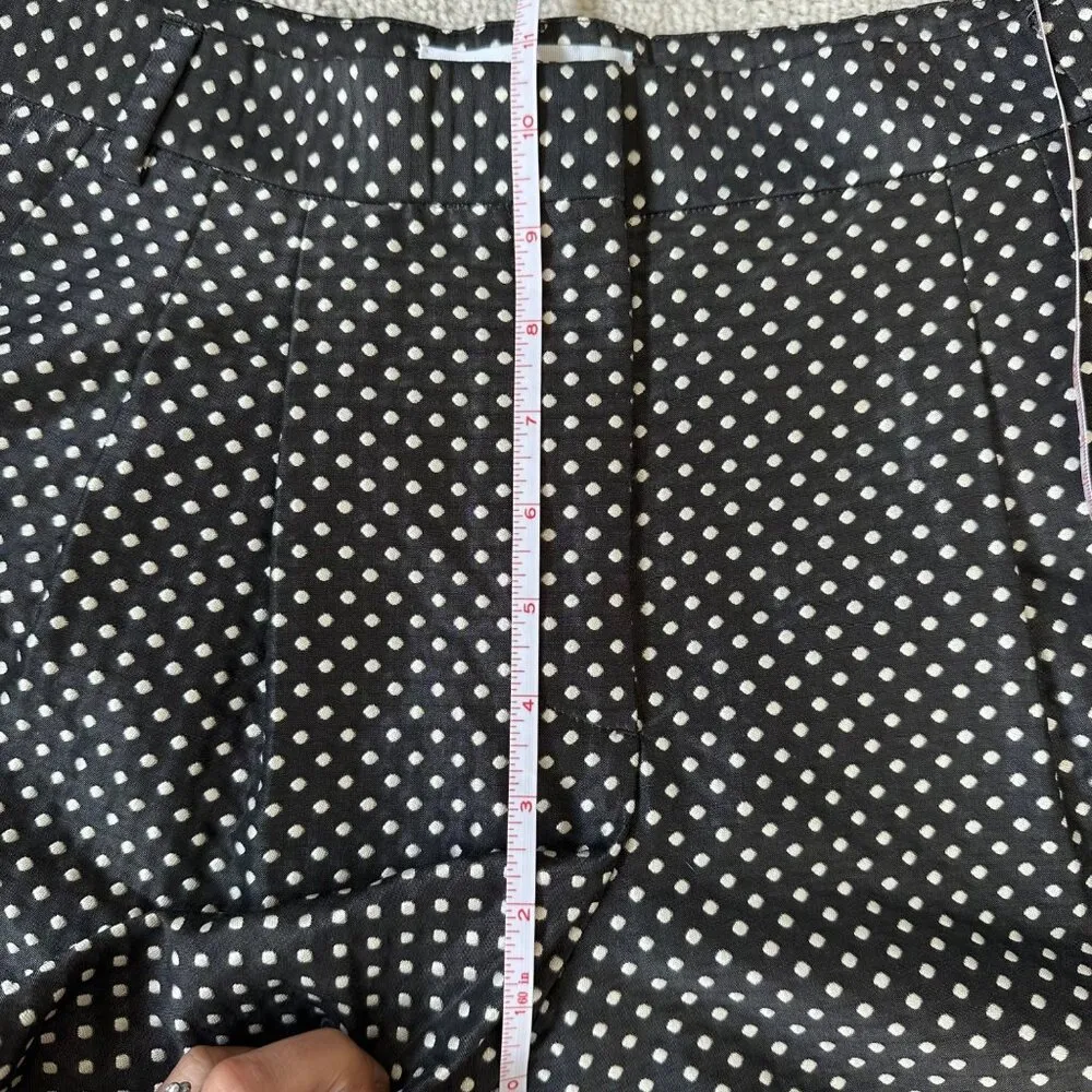 Victor & Rolf White Polka Dot Designer Shorts Slate Gray Sz Large - Image 5