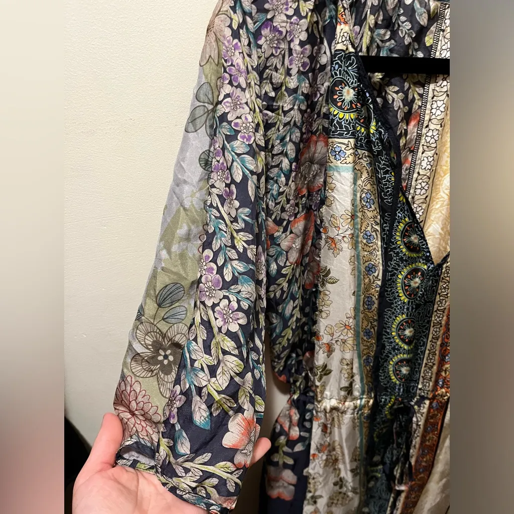 Johnny Was‎ Anya Marisa  100% silk dress sz medium - Image 2