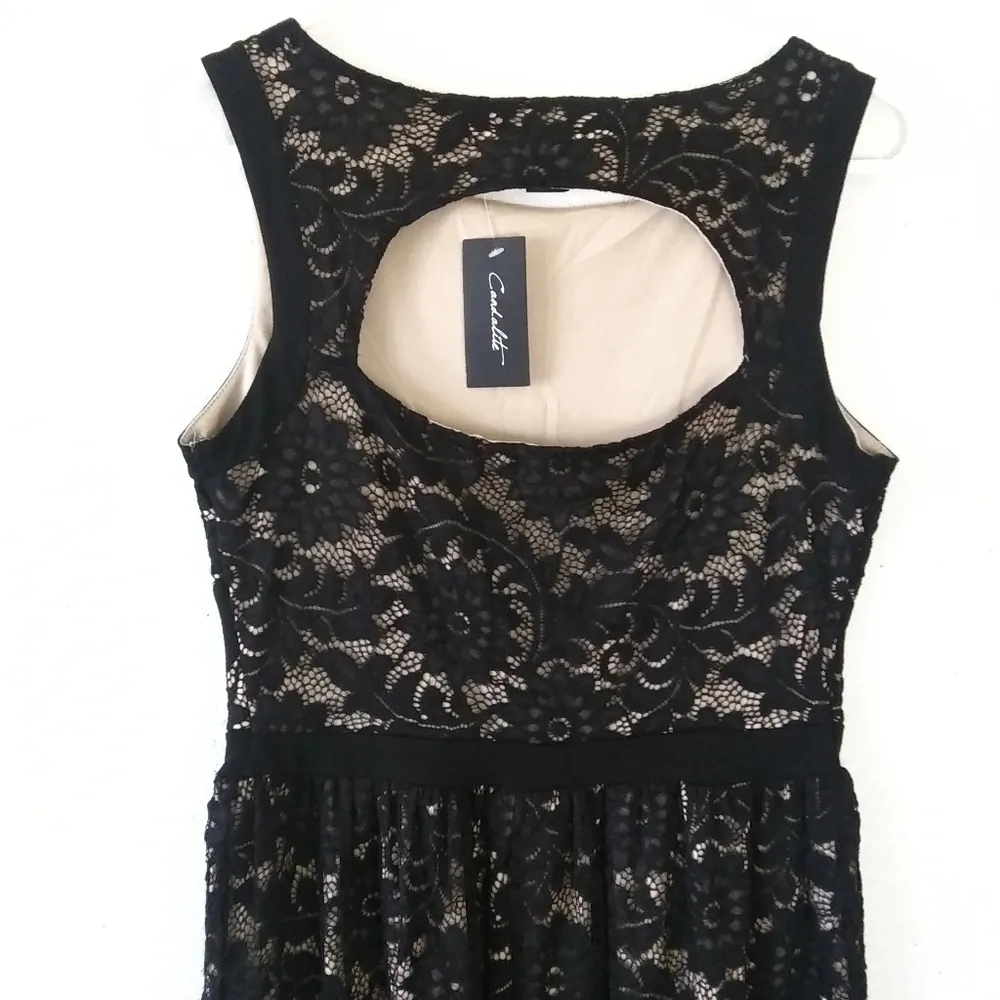 mustard dress lace Lady Black Tie - Khaleesi Dress - Mustard - Lace Dress With Fringe main image 1