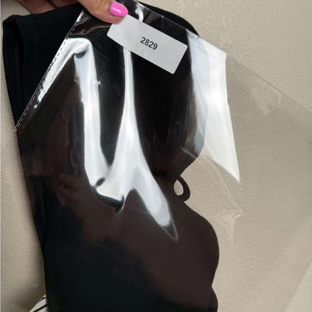 Zara Women Size Small Black Basic Sleeveless crop‎ top tank New - Image 7