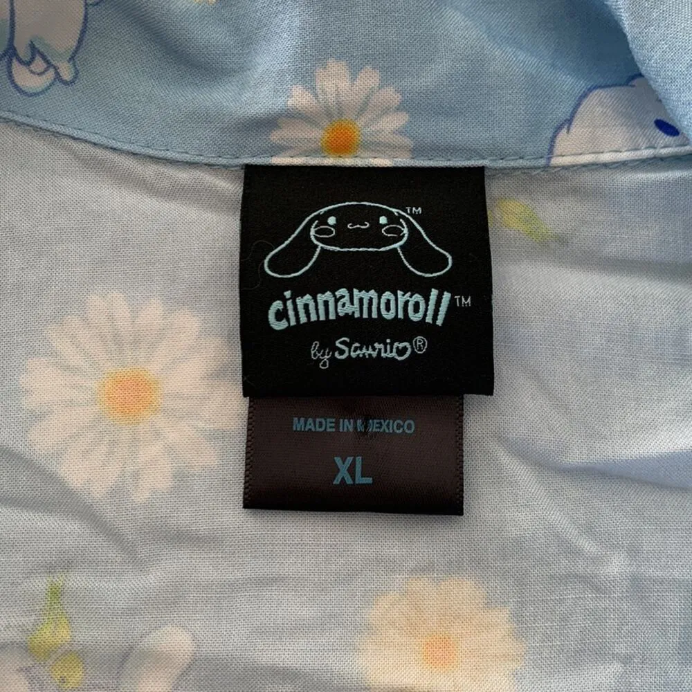 Sanrio Cinnamoroll womens xl hot topic blue bunny kawaii pastel hello kitty - Image 4